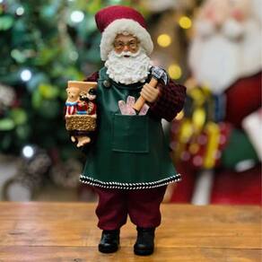 Papai Noel Colection Fabrica De Brinquedos 30Cm - Magizi