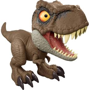 Boneco E Personagem Jw T-rex Comando De Rugido 20cm - Mattel