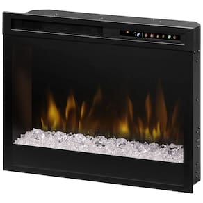 Lareira Elétrica de Embutir A53x58L com Controle Remoto e Acrílico Ember, 110V, Dimplex XHD28G, Preta