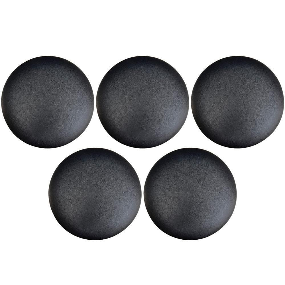Kit 05 Assentos Redondo Preto 35 Cm