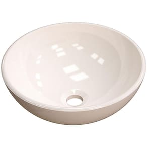Cuba De Apoio Redonda C01 Para Banheiro R35w Bege - Lyam Decor