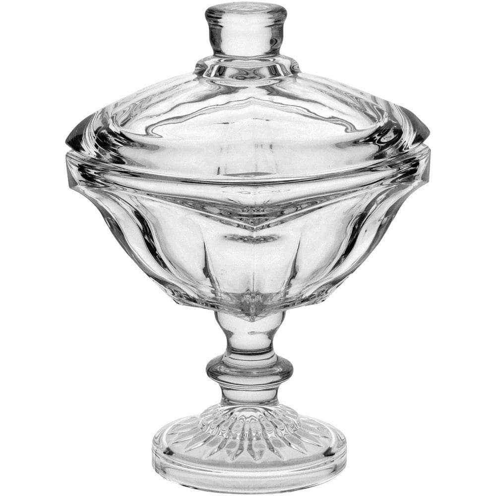 Potiche 21X14X14Cm Cristal Eco Transp