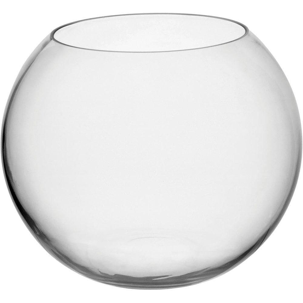 Bubble Vaso 18X22X22Cm Vidro Transp