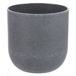 Vaso Redondo Decorativo Cinza 12,5X12,5 Cm - Du0027Rossi