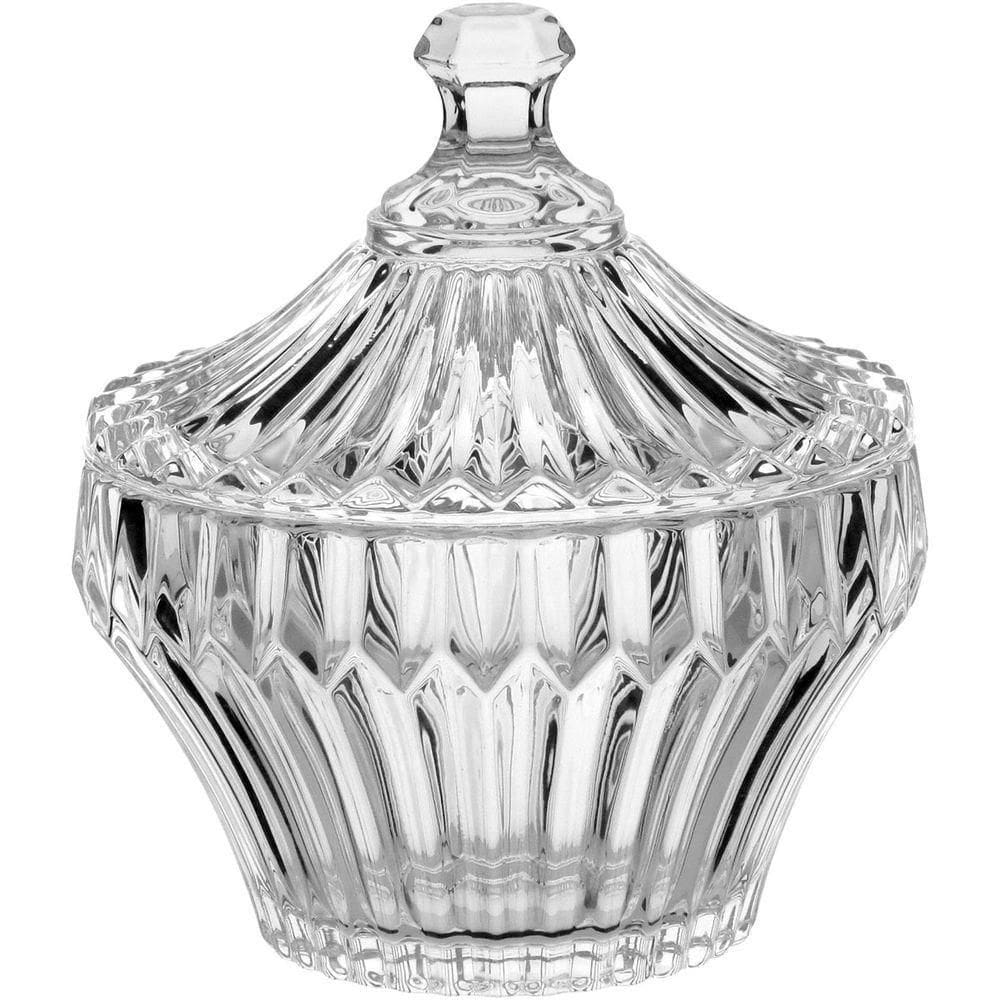 Violin Potiche 13X12X12Cm Vidro Transp