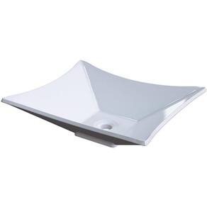 Cuba De Apoio Retangular C01 Para Banheiro Lux L38 Branco