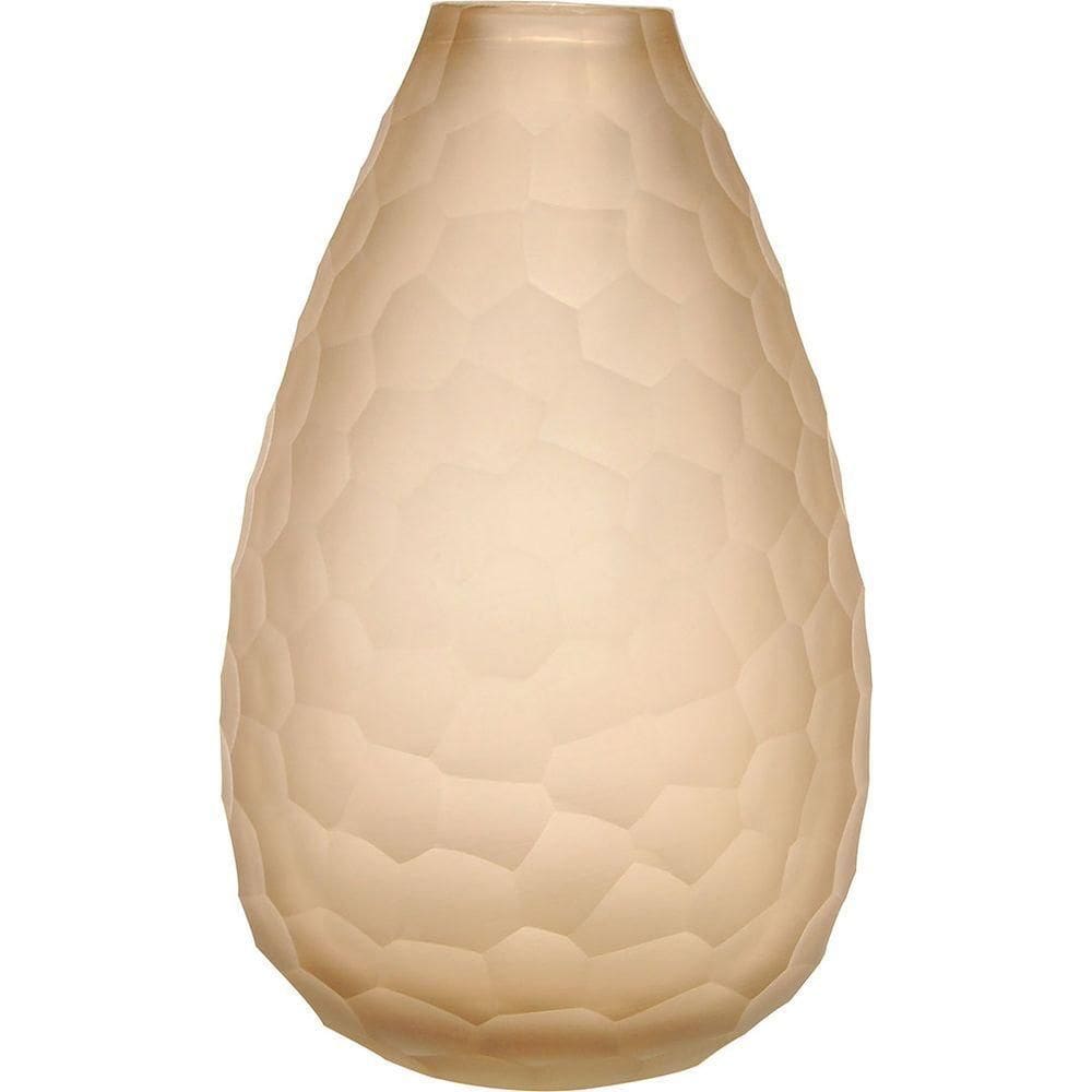 Moana Vaso 22X13X13Cm Vidro Âmbar