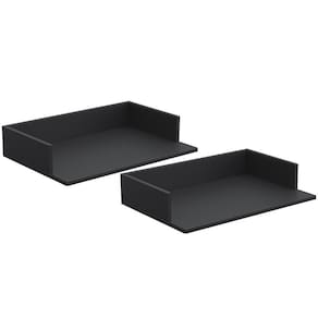 Kit 2 Suportes Suspensos Para Micro-Ondas 60X40cm Preto