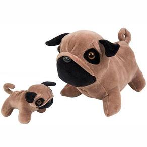 Bichos Grávidos - Pug Com Filhote - Bichos De Pano