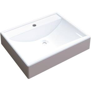 Cuba De Apoio Retangular C01 Para Banheiro Rt49 Branco