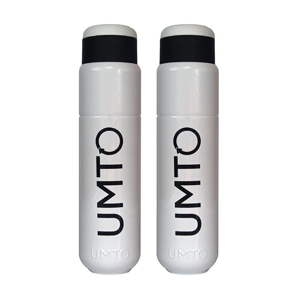 Kit 2 Garrafas Umto Super-Resistente 500 Ml Branca - Branco
