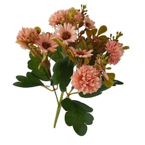 Flor Artificial Buquê Margaridas Com Cravo 30cm