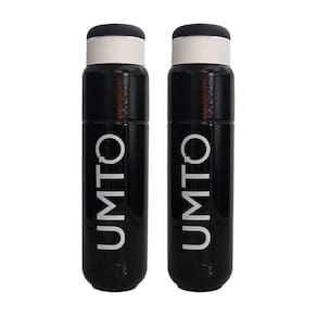 Kit 2 Garrafinhas Umto Super-Resistente 500 Ml Preta - Preto
