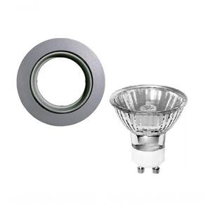 Spot Embutir Movel Redondo Mr16 - Com Lampada 75w Cor Produto Cinza Voltagem 220v