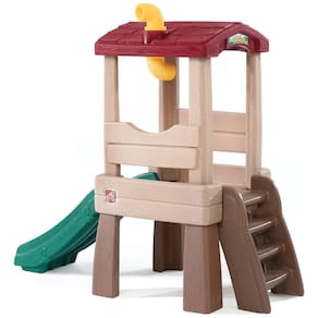 Playset Infantil Para Ambientes Externos, Com Escorregador, Escada, Periscópio Giratório e Jungle Gym - Para Crianças a Partir de 1,5 Anos,