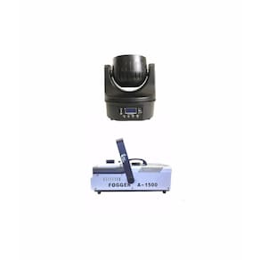 Kit 2 Moving Mini B-Eye 6X15W Rgbw + Maquina De Fumaça 1500W