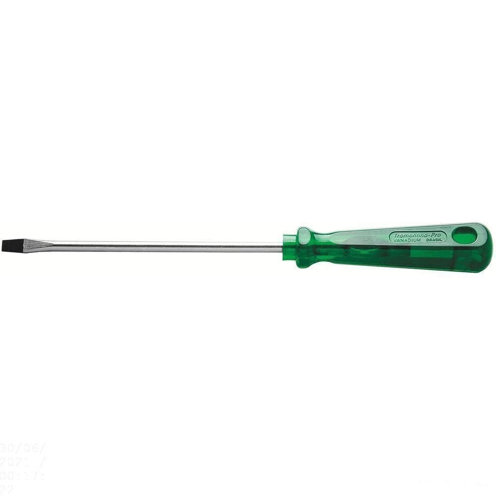 Chave De Fenda Ponta Chata Em Aço Cromo Vanádio 3x200 Mm (1/8x8") Tramontina Pro Tramontina