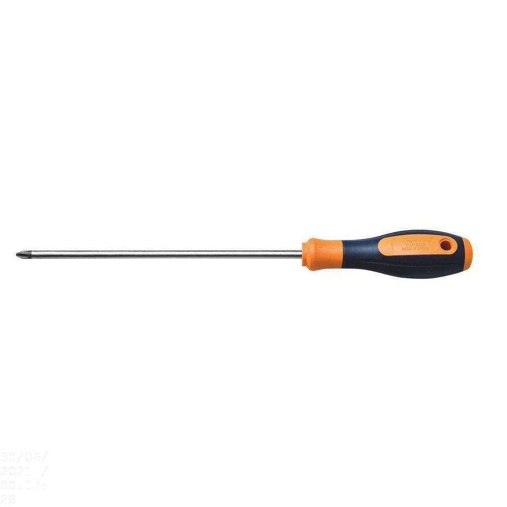 Chave De Fenda Ponta Cruzada Em Aço Cromo Vanádio 5x250 Mm (3/16x10") Tramontina Pro Tramontina