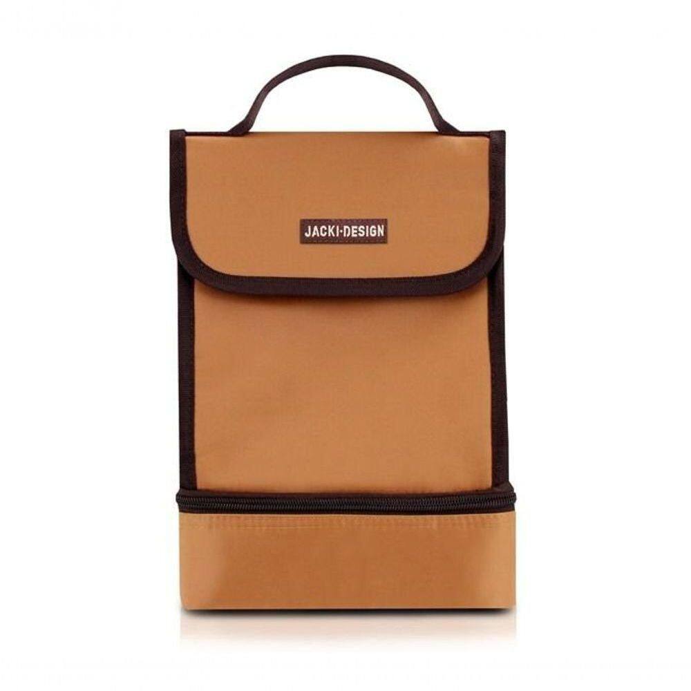 Bolsa Térmica Lisa Essencial Iii Jacki Design Marrom Amarelado