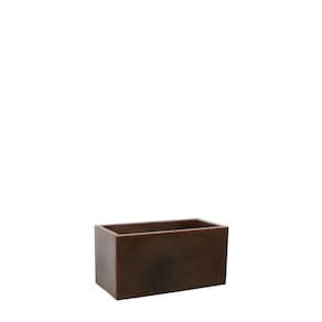 Jardineira Cubo 60 X 30 Cm Cor 09 - Antique Rusty