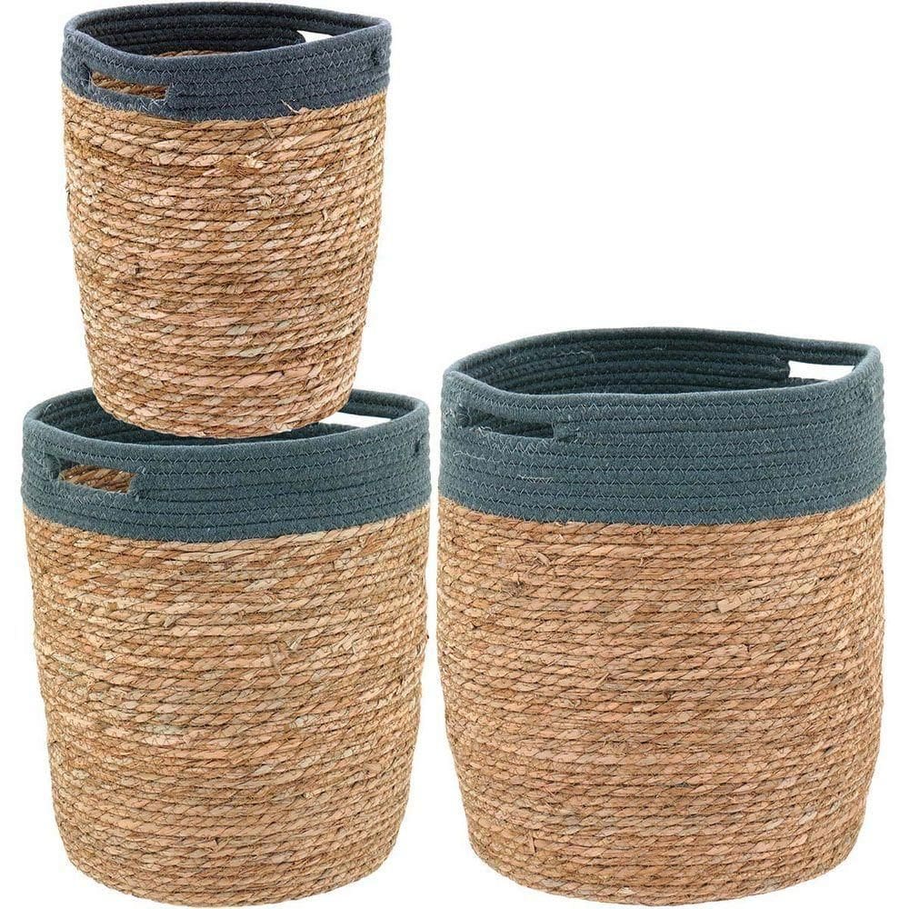 Empul Cesta Fibra Natural 3Pç