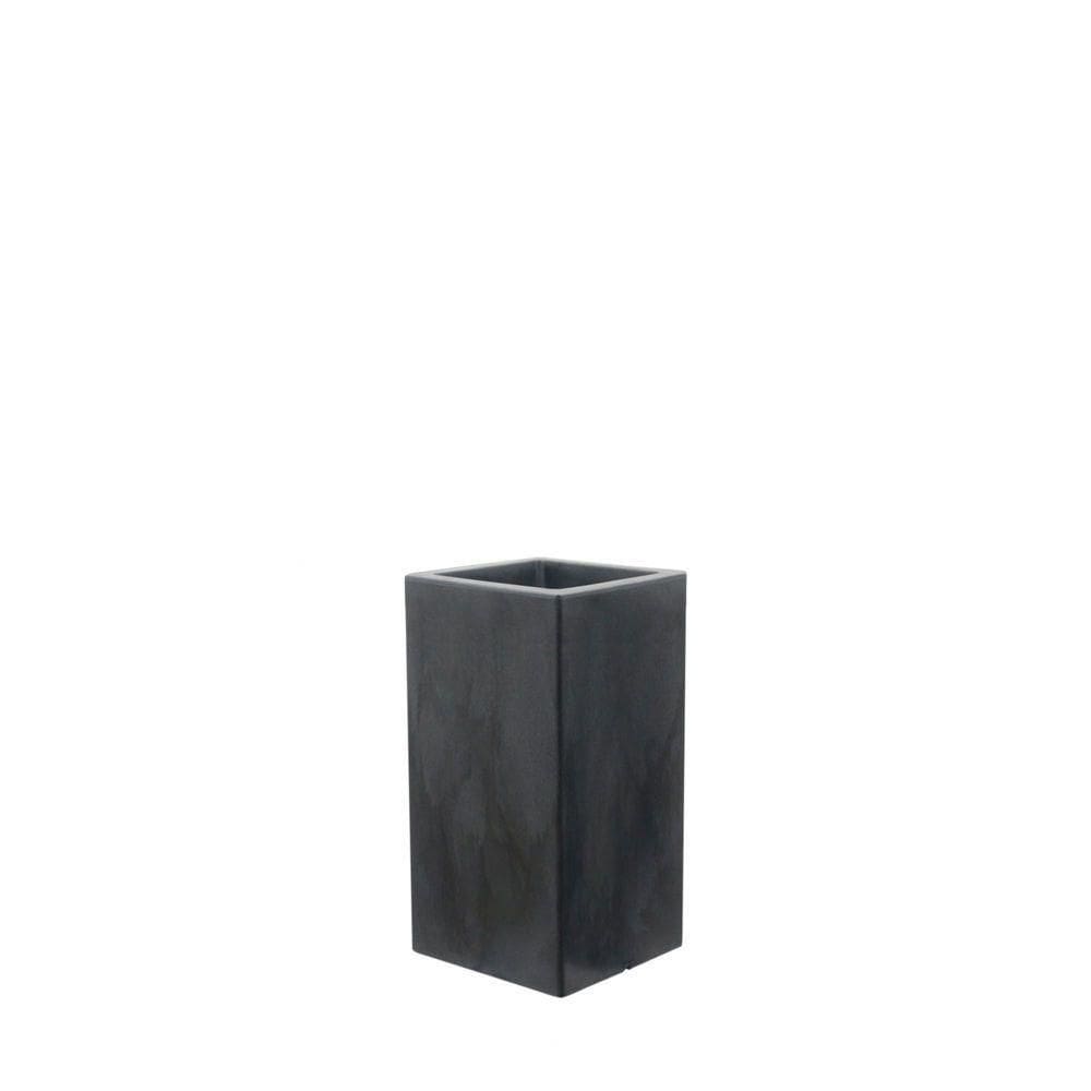 Vaso Cubo 40 X 80 Cm Cor 18 - Antique Preto