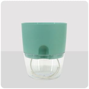 Cachepot Acqua Autoirrigável 15 Cm Cor 66 - Verde Vintage