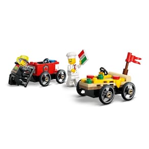 Lego Pack Carros De Corrida VS Caminhão Dos Bombeiros 70 Peç