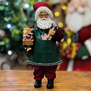Papai Noel Colection Fabrica De Brinquedos 30Cm - Magizi