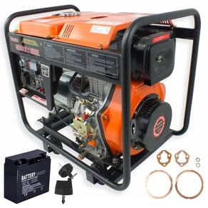 Gerador à Diesel Vulcan Partida Elétrica 418cc 6,0kva 10hp