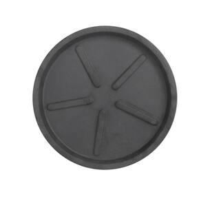 Base Redonda 32 X 3 Cm Cor 18 - Antique Preto