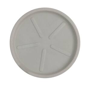 Base Redonda 36 X 3 Cm Cor 17 - Antique Branco
