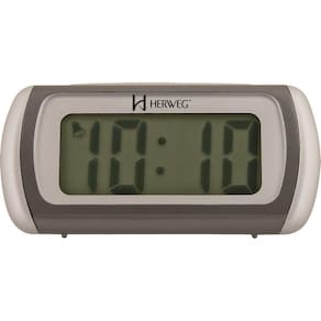 Relógio De Cabeceira Despertador Digital 2916 Herweg Cinza