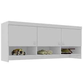 Módulo Aéreo Com 1 Porta E 4 Gavetas Eloisa Cor Branco Phoenix Baby