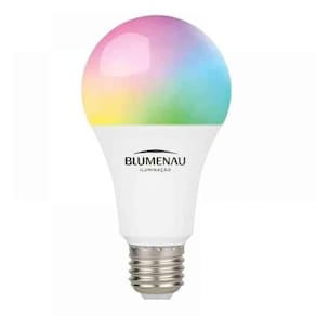 Lâmpada Led Smart Wifi 9W Rgb Alexa Google Infinity Blumenau