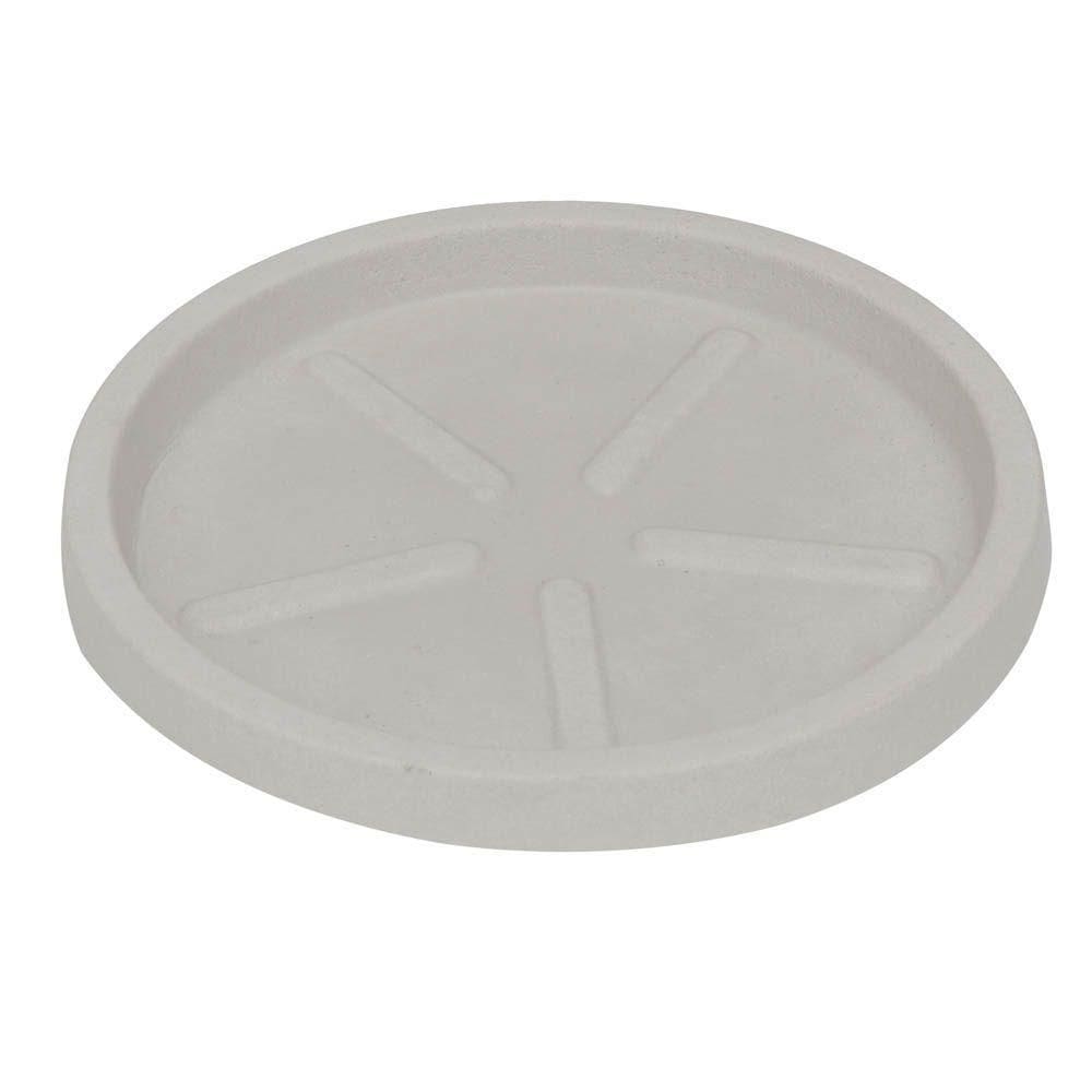 Base Redonda 40 X 3 Cm Cor 17 - Antique Branco
