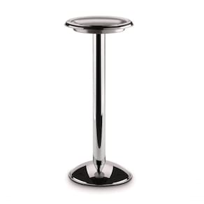 Pedestal Para Champanheira Balde De Gelo Aço Inox 65cm Festa Evento Bar Casa Cozinha