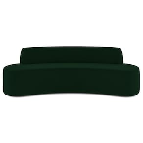 Sofá 5 Lugares Para Sala De Estar Living 280cm Koane D06 Veludo Esmeralda - Mpozenato