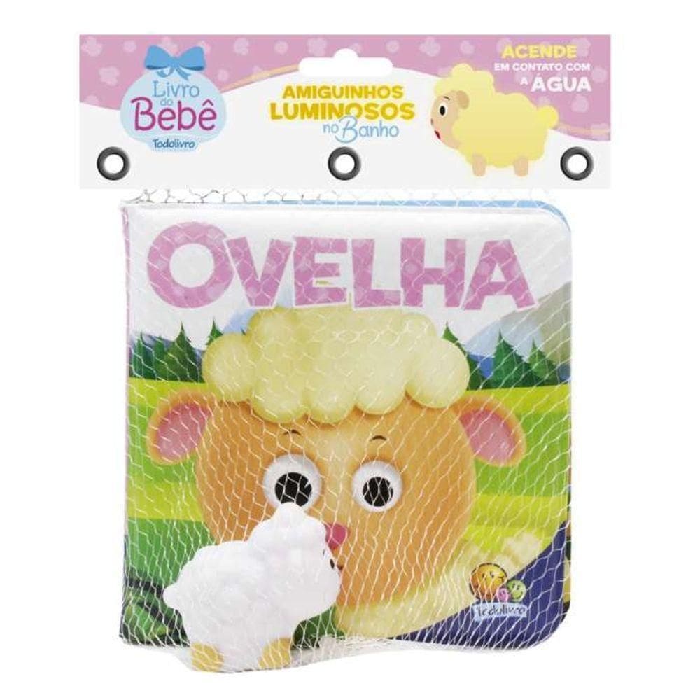 Livro Amiguinhos Luminosos No Banho Ovelha Com Luzes