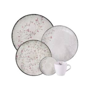 Aparelho De Jantar Tramontina Floralis Em Porcelana Decorada 20 Peças Tramontina