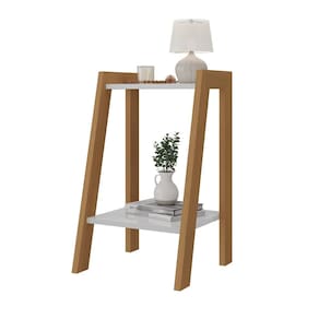 Mesa de Cabeceira Isabella Oliart 1 Tampo Amplo 1 Nicho MDP