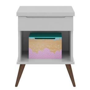 Mesa De Apoio Infantil Com 1 Nicho Melinda Cor Cinza Phoenix Baby