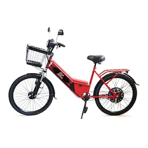 Bicicleta Elétrica - New Street 800w - Vermelha - Plug and Move