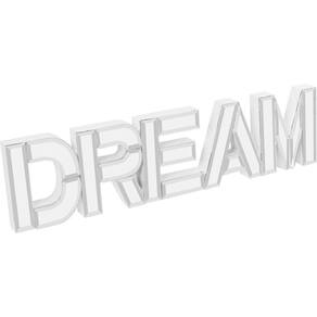 Mirage Adorno Letras 10X40X2Cm Vidro Espelhado Dream