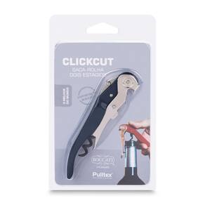 Saca Rolha Pulltex Clickcut Branco 2 Estágios