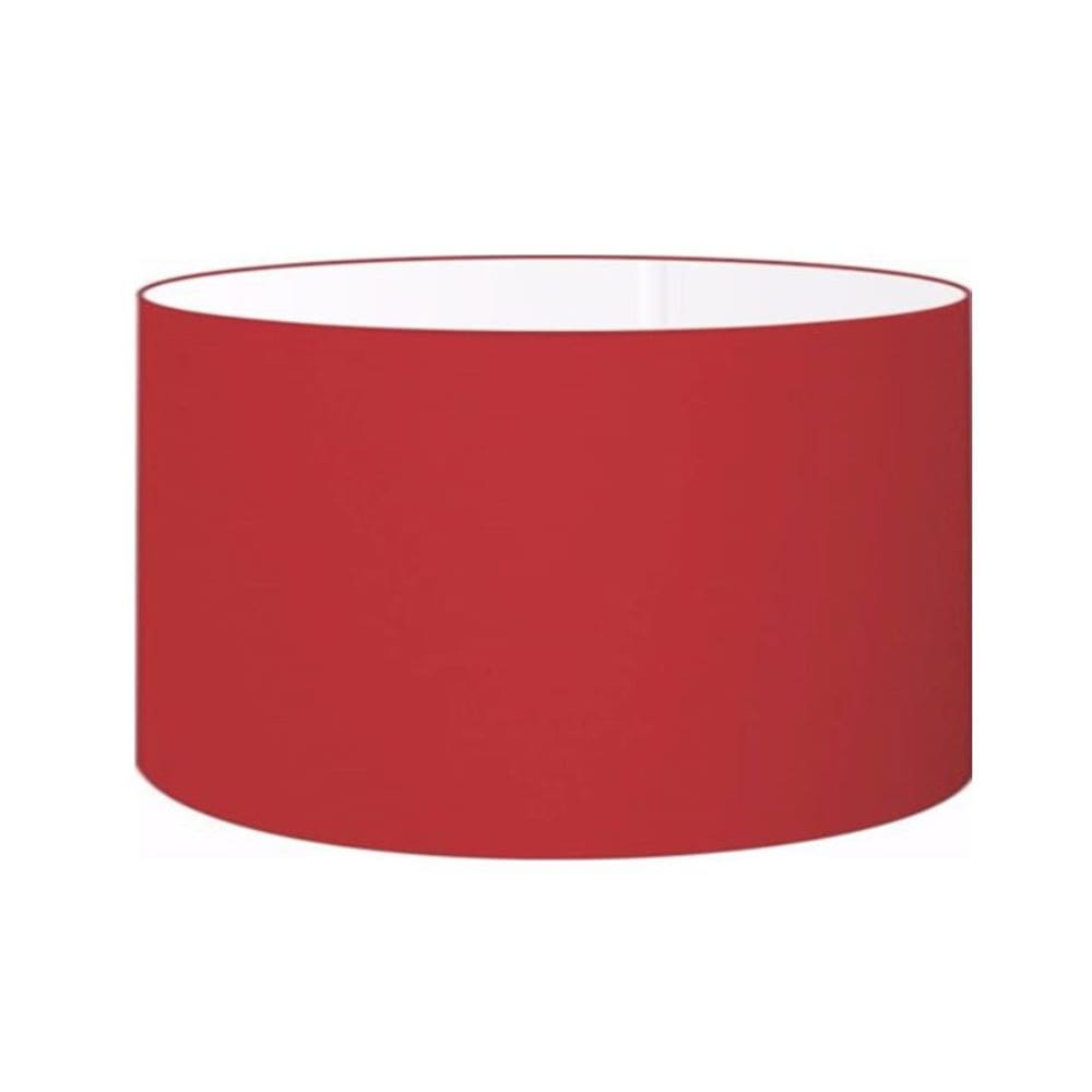 Cúpula em Tecido Cilindrica Abajur Luminária Cp-4189 50x30cm Bordo