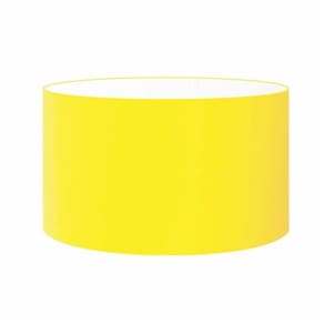 Cúpula em Tecido Cilindrica Abajur Luminária Cp-4189 50x30cm Amarelo