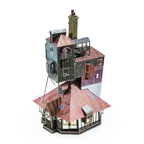 Miniatura De Montar Metal Harry Potter The Burrow In Color