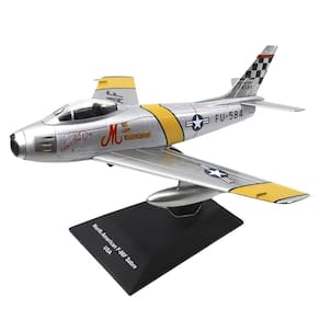 Miniatura Avião American North F86 Sabre 1/72 Metal