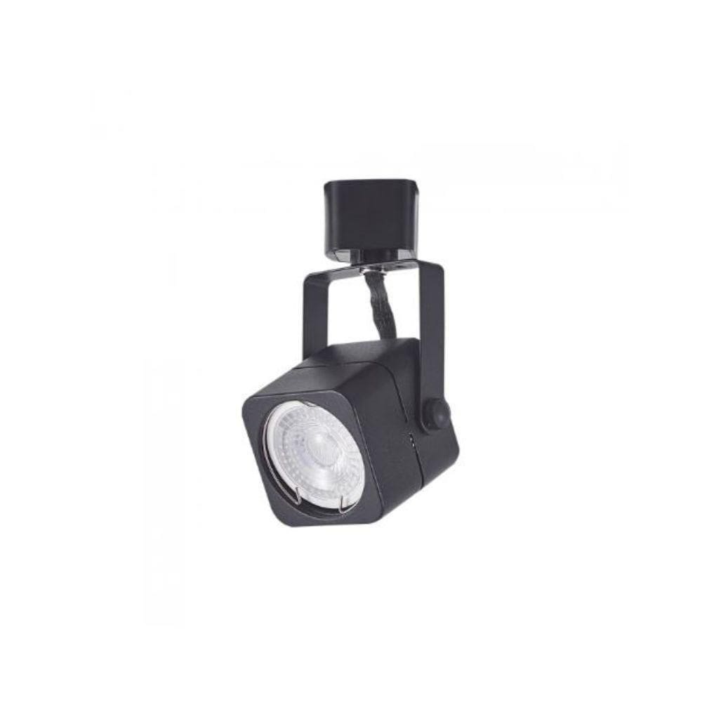 Spot Taschibra Classic Fenda Mr16 Quadrado Para Trilho Eletrificado Preto